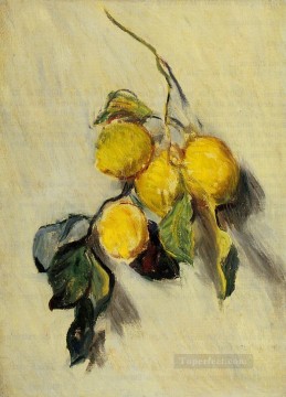 Branch of Lemons Claude Monet Oil Paintings